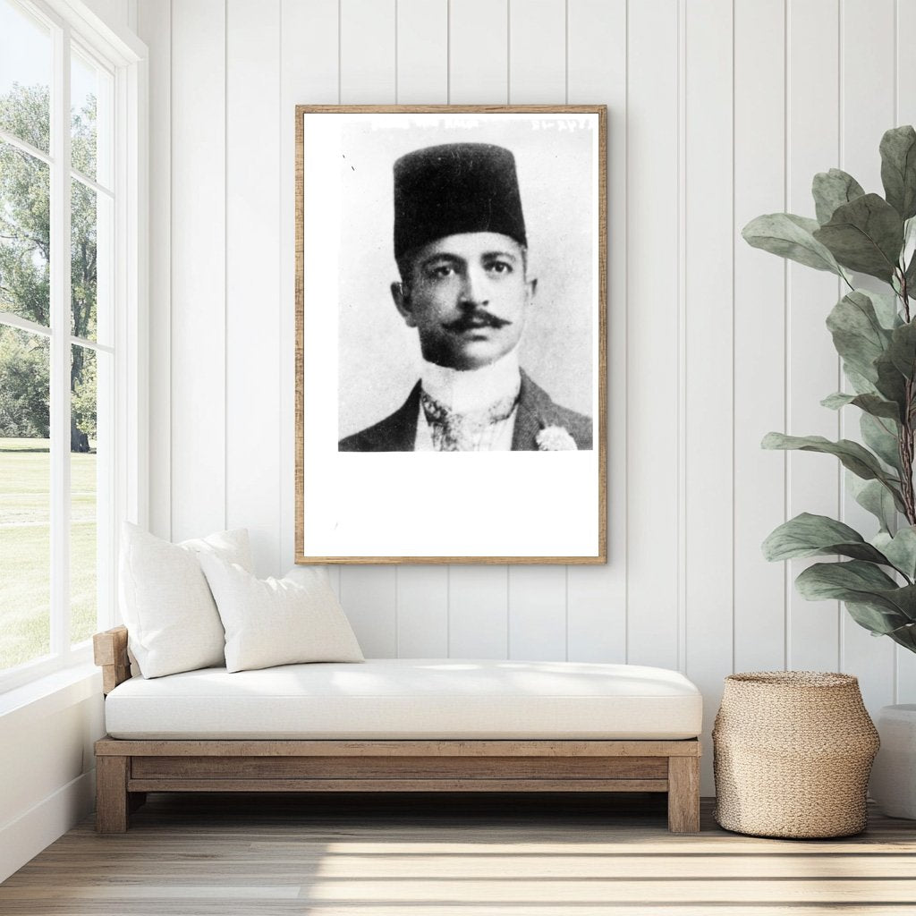 Elegant Portrait of Ottoman Grand Vizier Said Halim