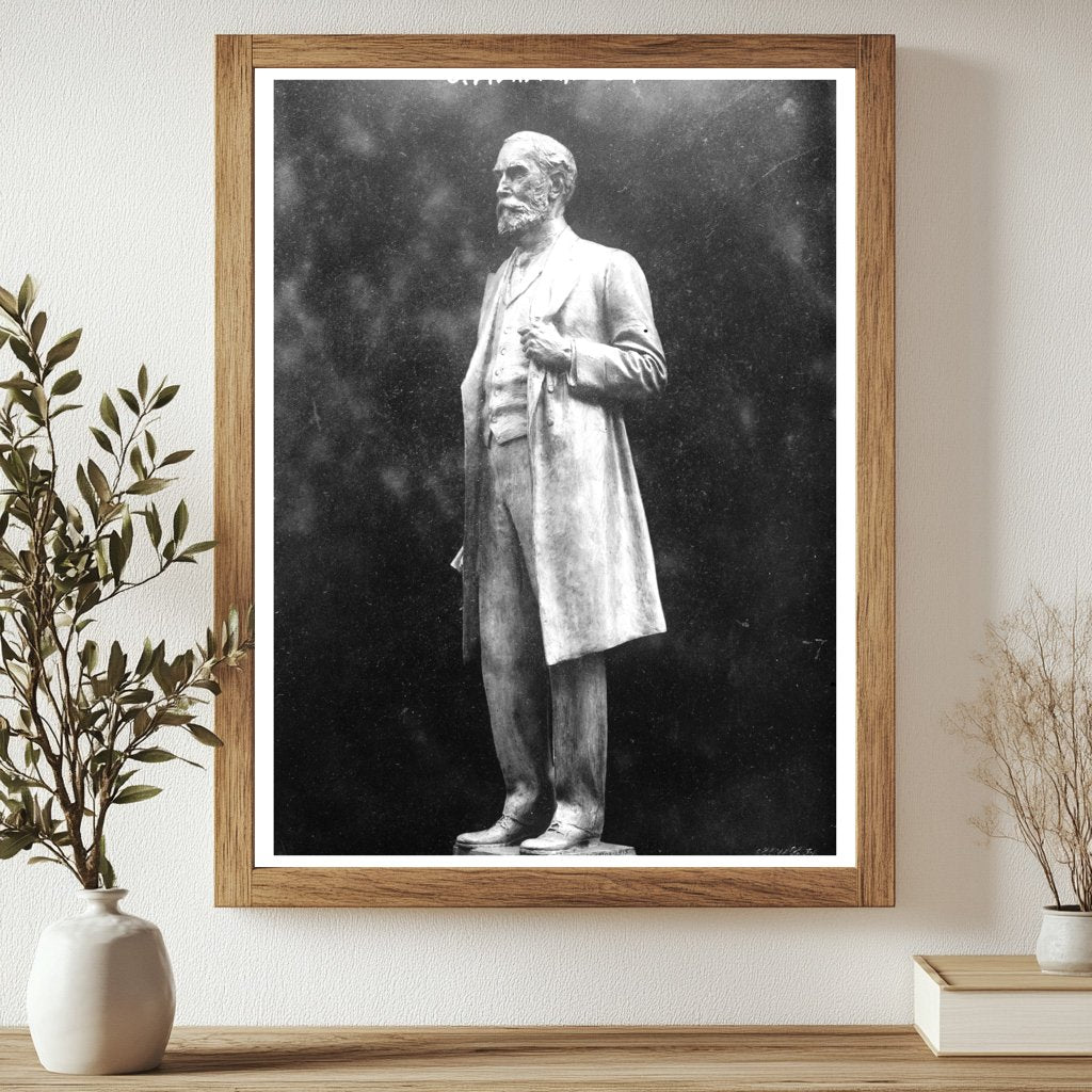 Historic J.F. Dryden Statue - Early 20th Century