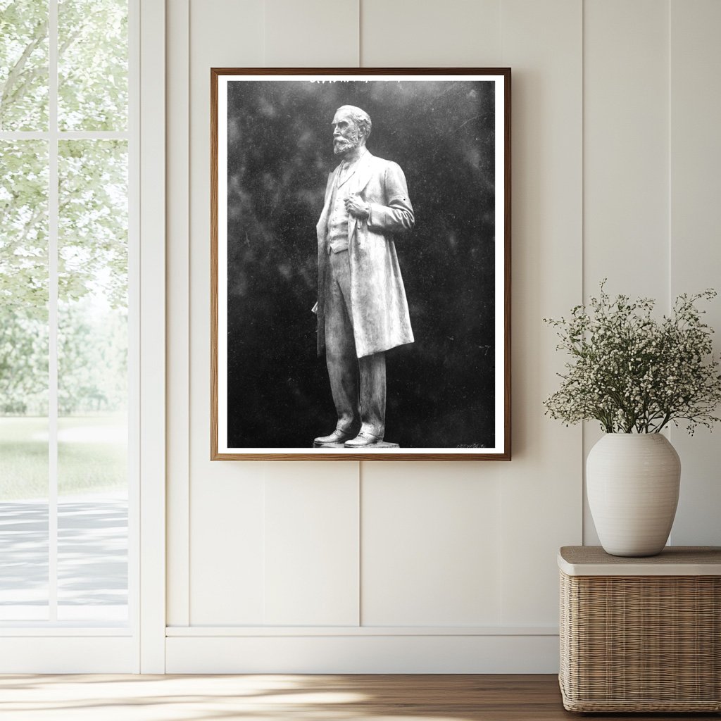 Historic J.F. Dryden Statue - Early 20th Century