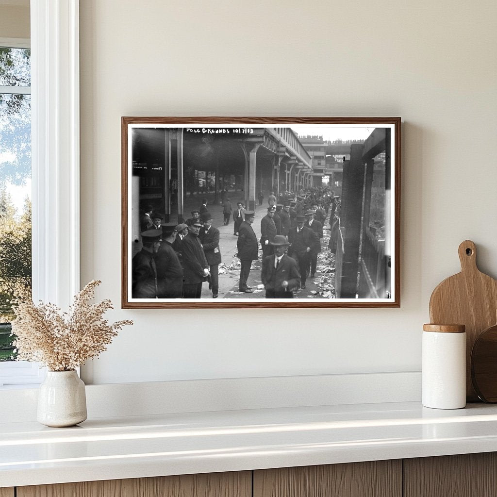 Historic 1913 World Series Game - Thrilling Baseball Moment