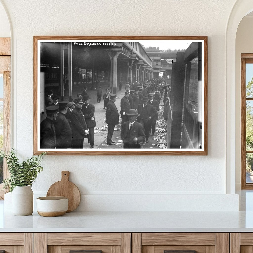 Historic 1913 World Series Game - Thrilling Baseball Moment