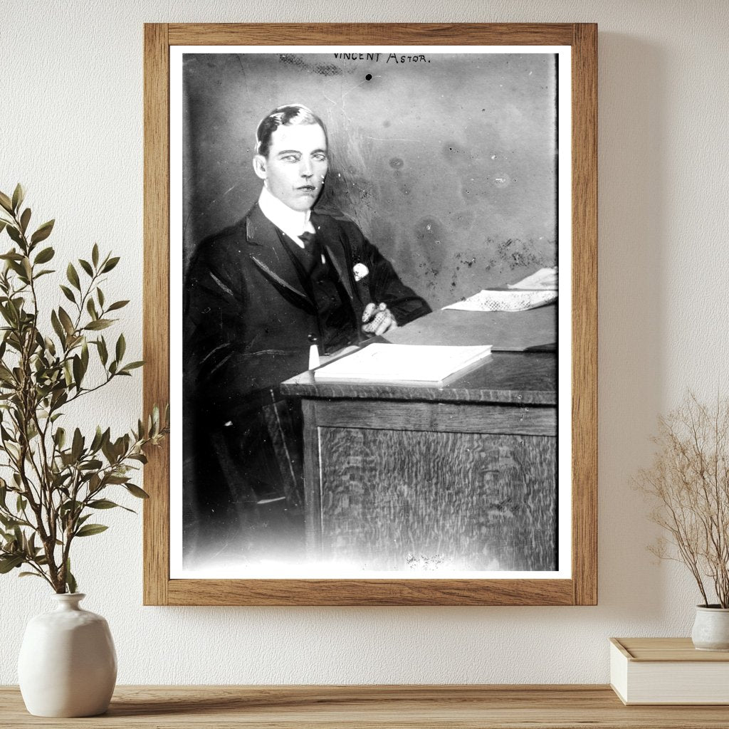 Early 20th-Century Portrait of Vincent Astor
