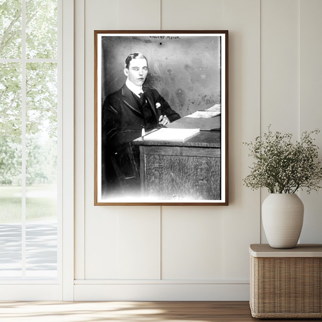Early 20th-Century Portrait of Vincent Astor