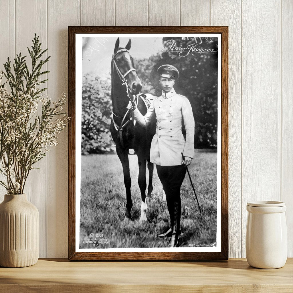 Historic 1910 Image of the Dreadnought Kronprinz