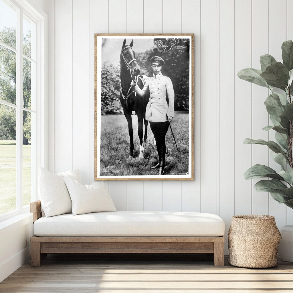 Historic 1910 Image of the Dreadnought Kronprinz