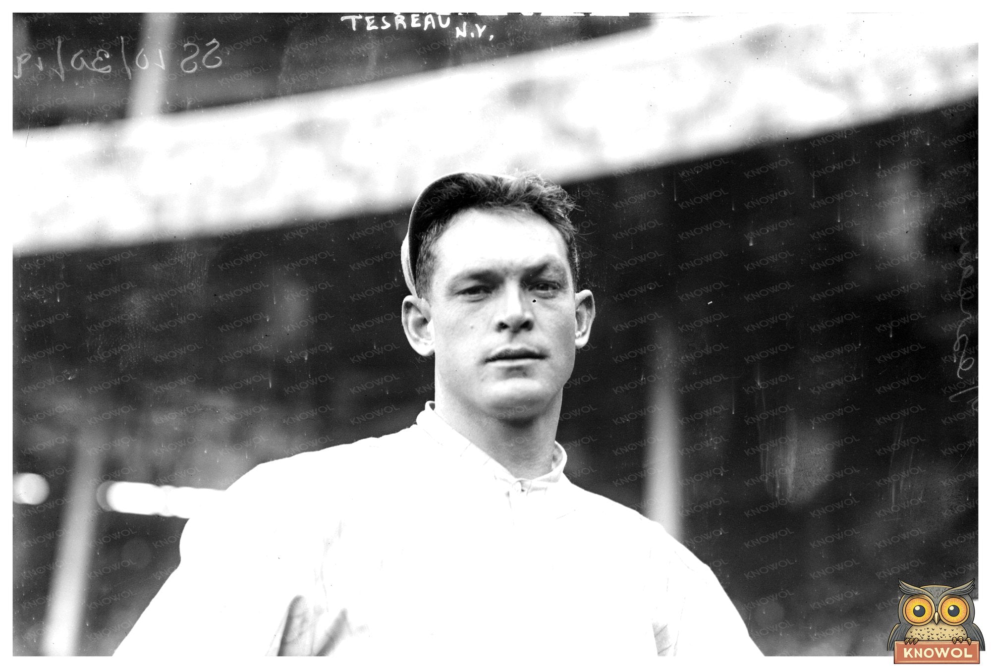1912 New York NL Pitcher Jeff Tesreau in Action