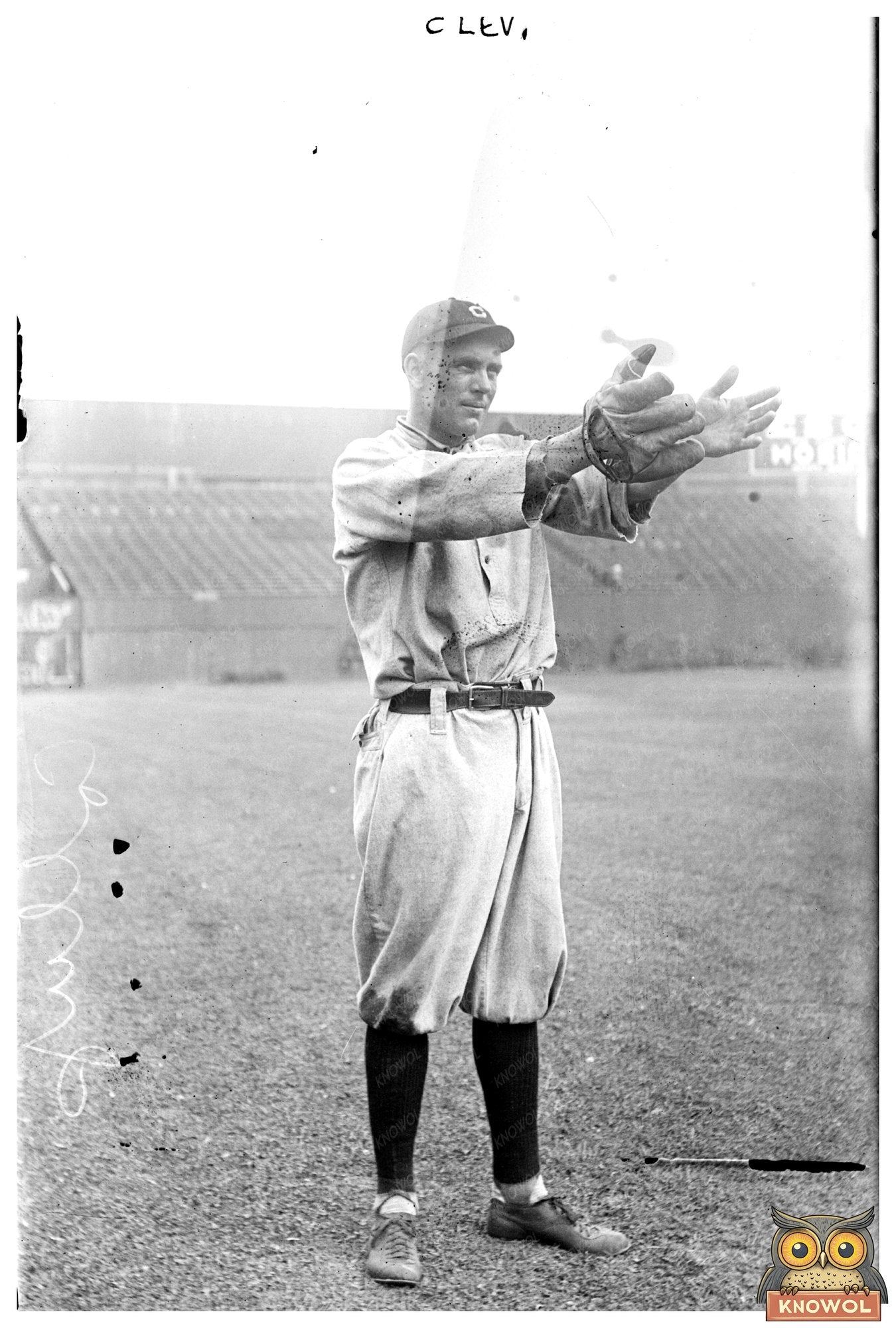 Vintage 1913 Baseball Star in Cleveland, Alabama