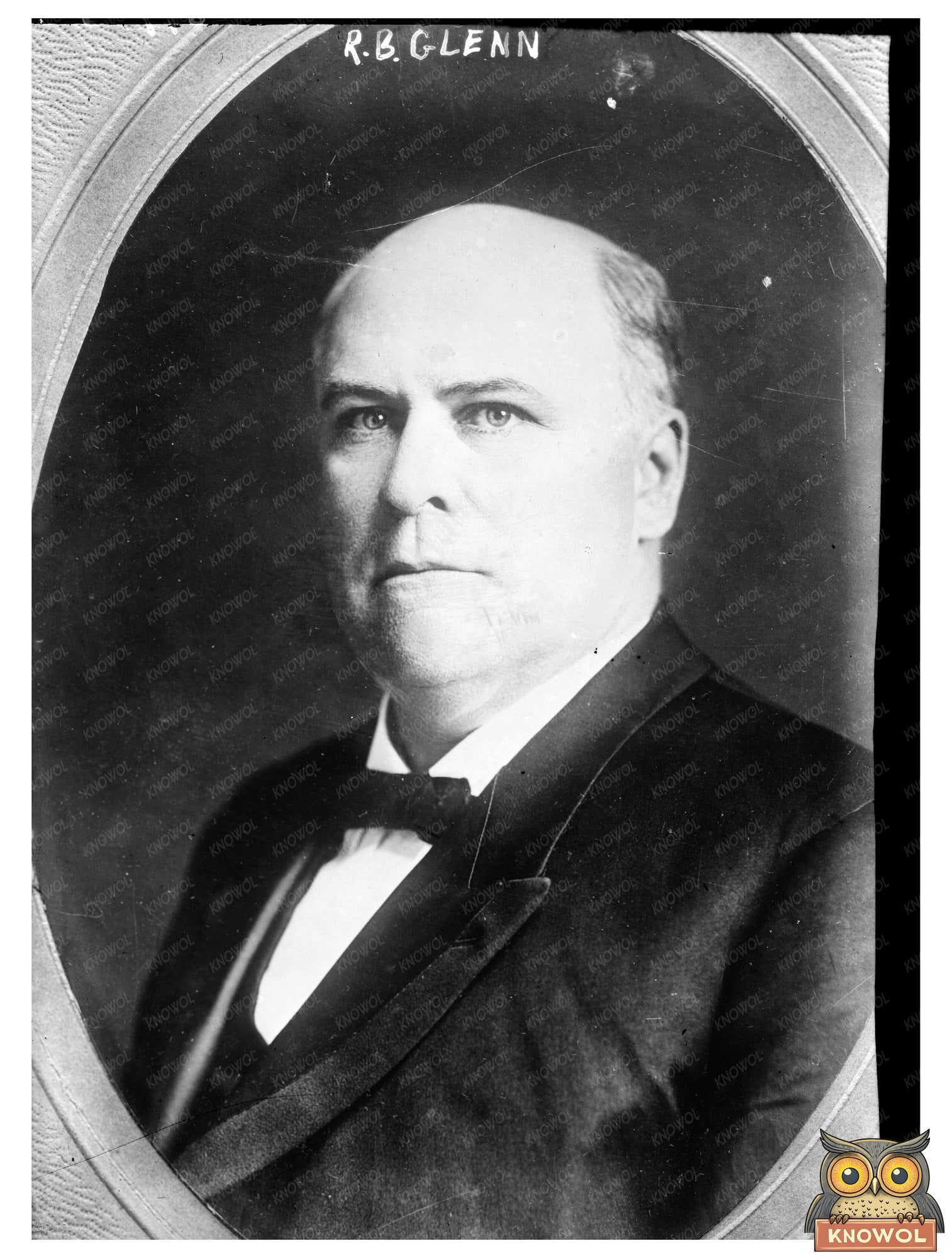 Early 1900s Political Figure Portrait: R.B. Glenn