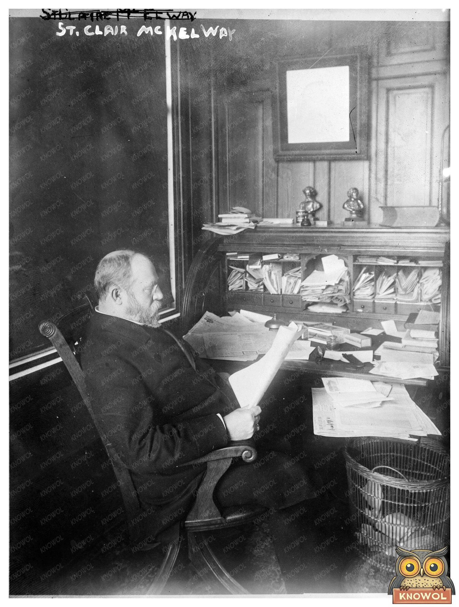 Vintage Portrait of a Pioneering American Journalist