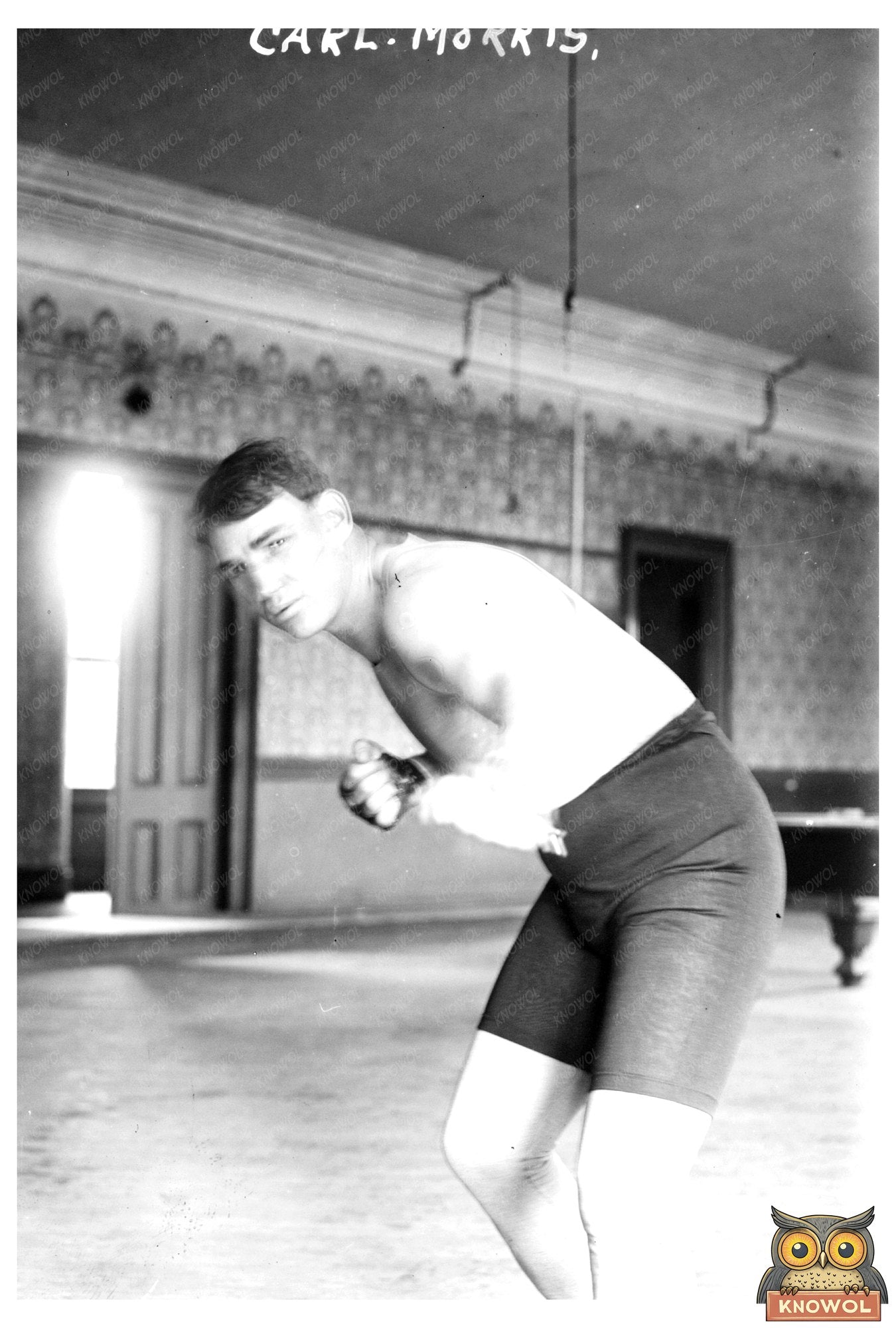 Vintage 1913 Portrait of an Early American Sports Icon