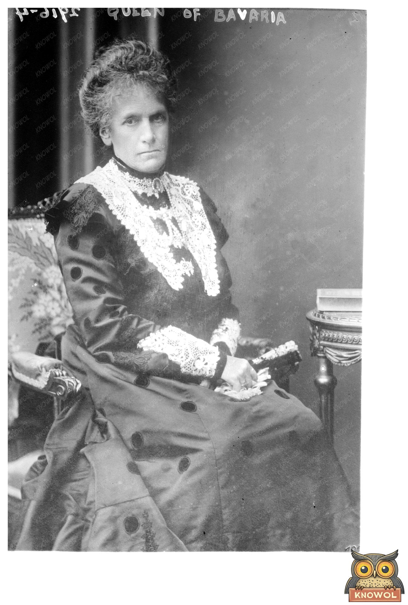 Elegance of Bavaria: A Regal 1910s Portrait