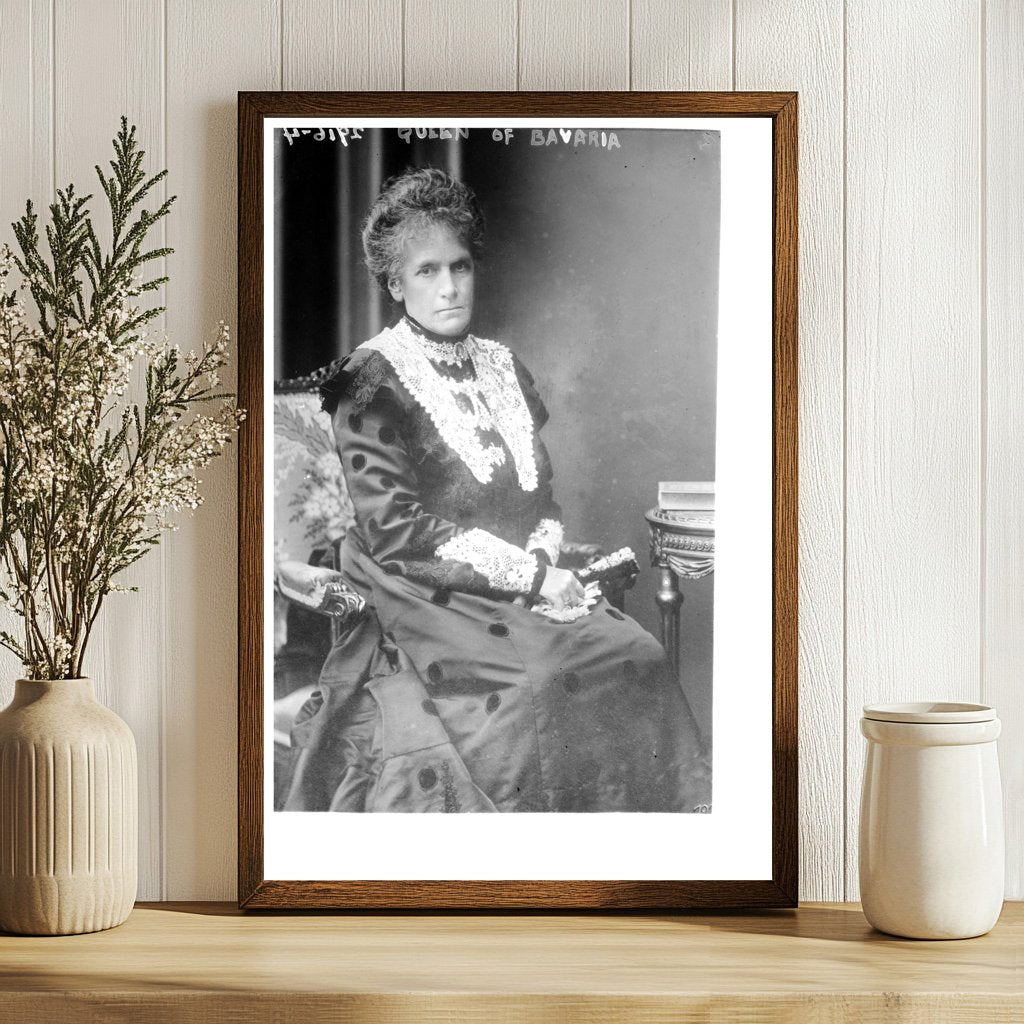Elegance of Bavaria: A Regal 1910s Portrait