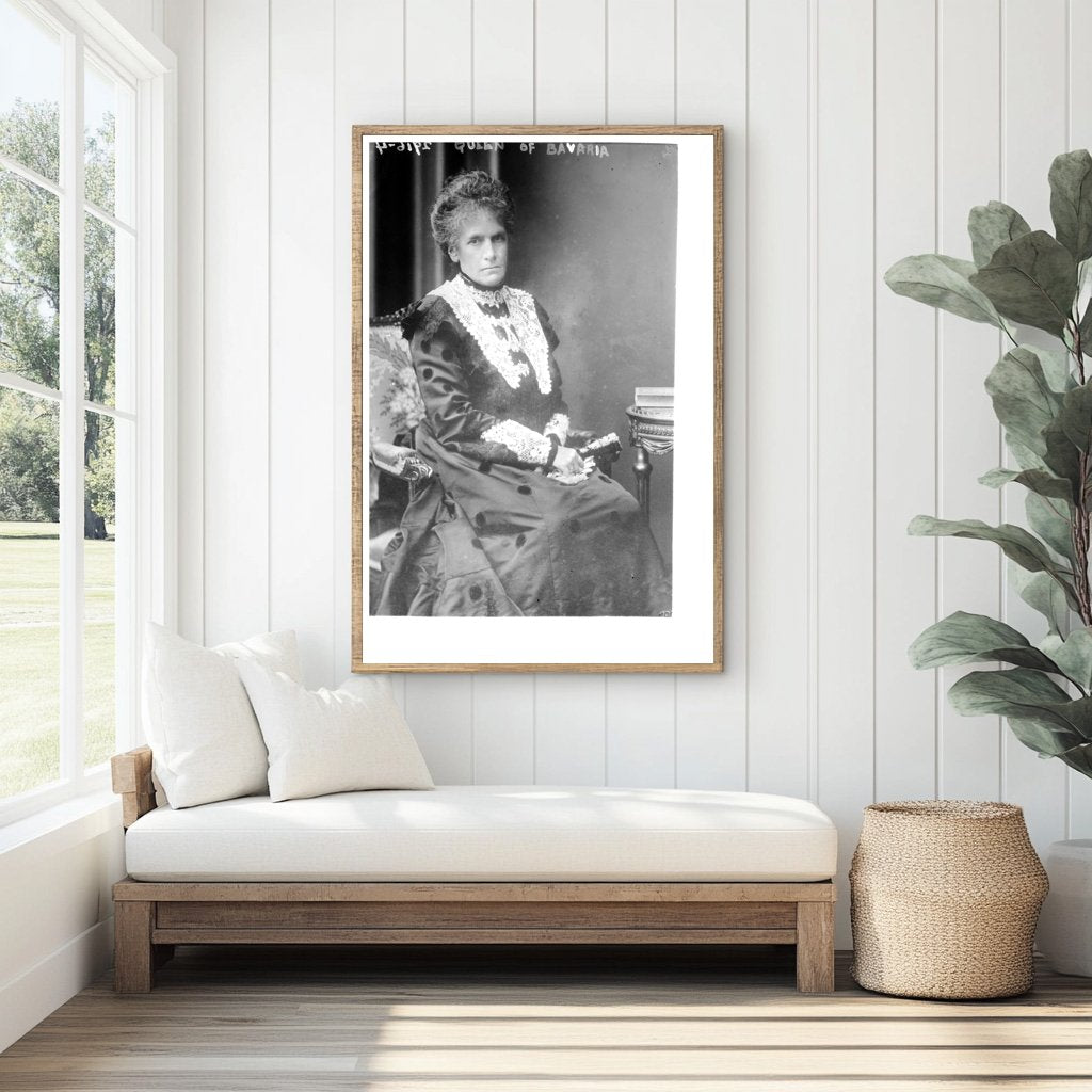 Elegance of Bavaria: A Regal 1910s Portrait