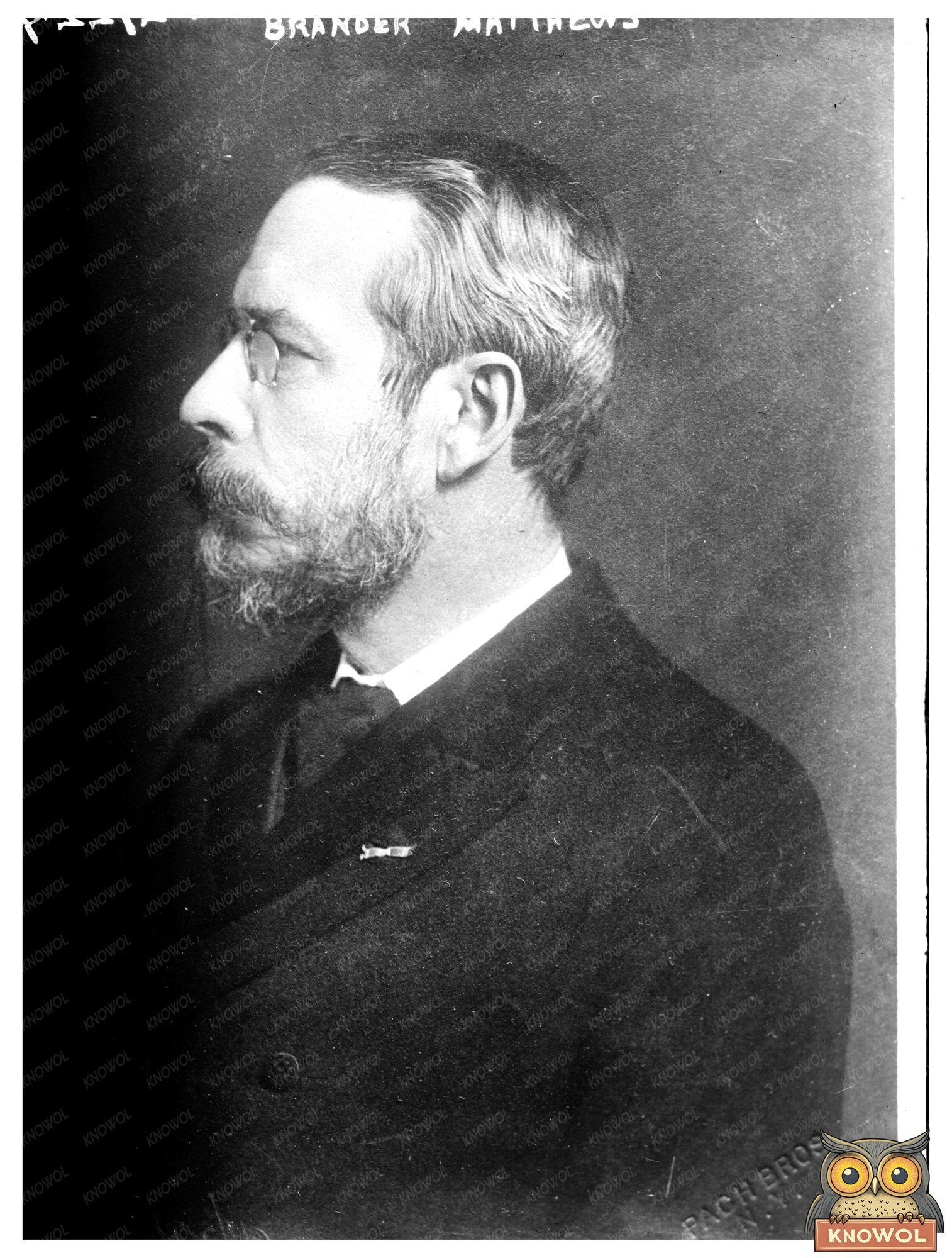 Early 20th Century Literary Luminary Portrait