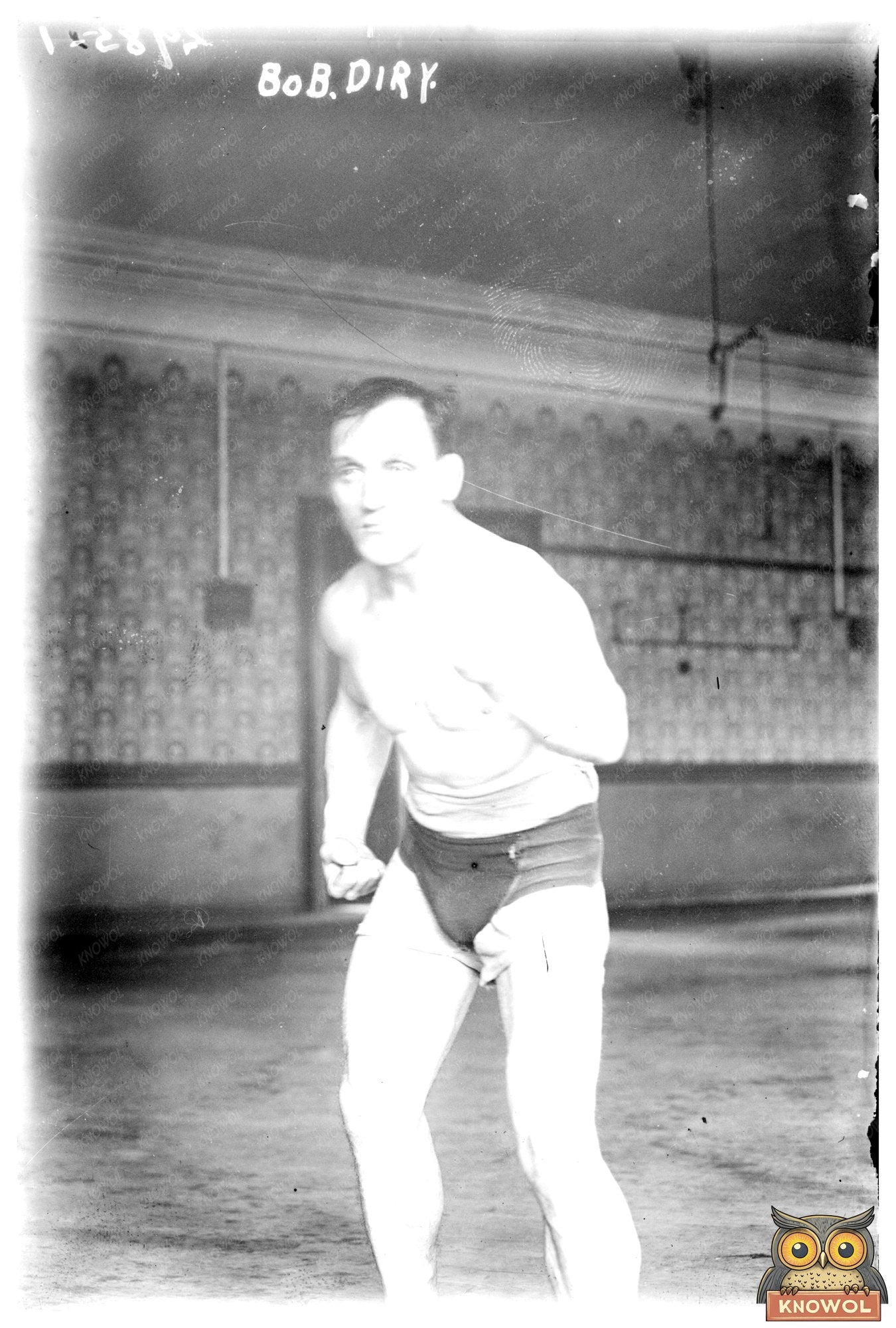 Timeless Portrait: Early 20th Century Glass Photo