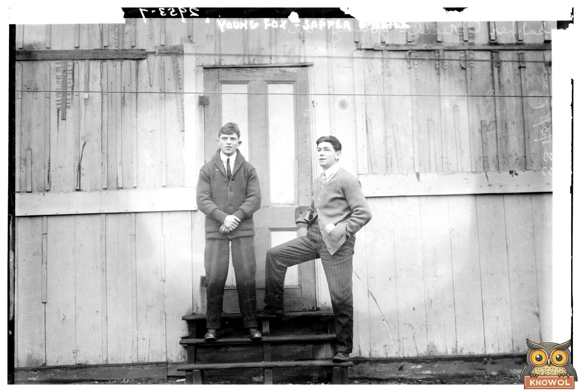 1914 Military Portrait: Young Fox, Sapper in Action