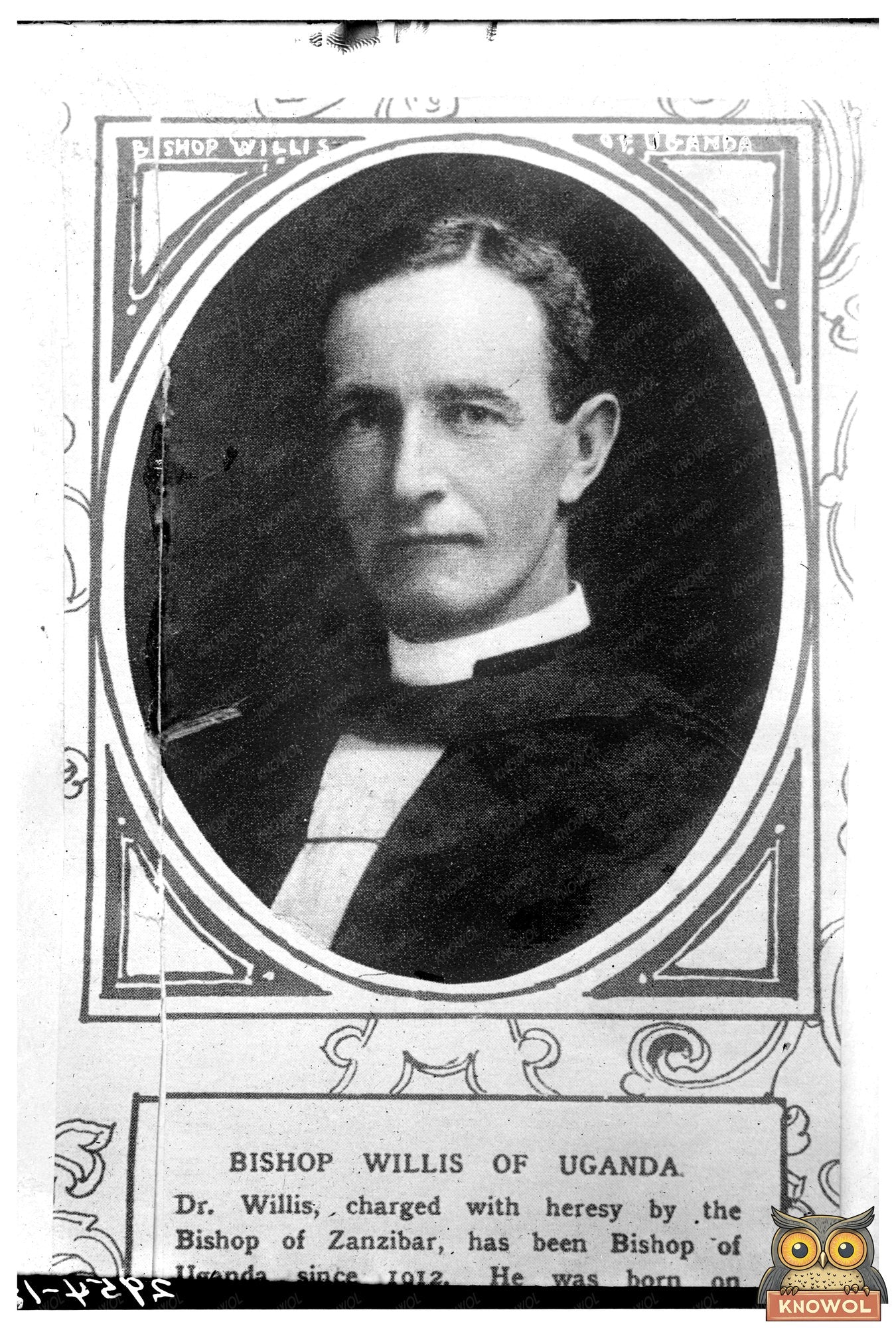 Early 20th Century Portrait of Ugandan Bishop Willis