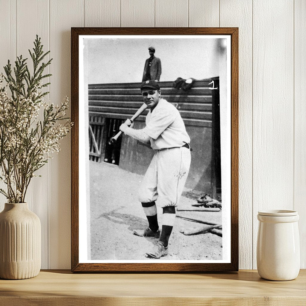 Early 1900s Baseball Star: Fred Herche in Action