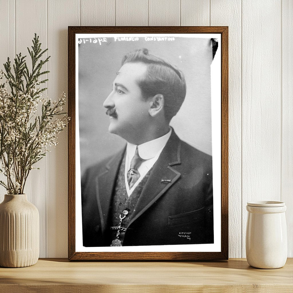 Historic Portrait of Early 20th Century Leader