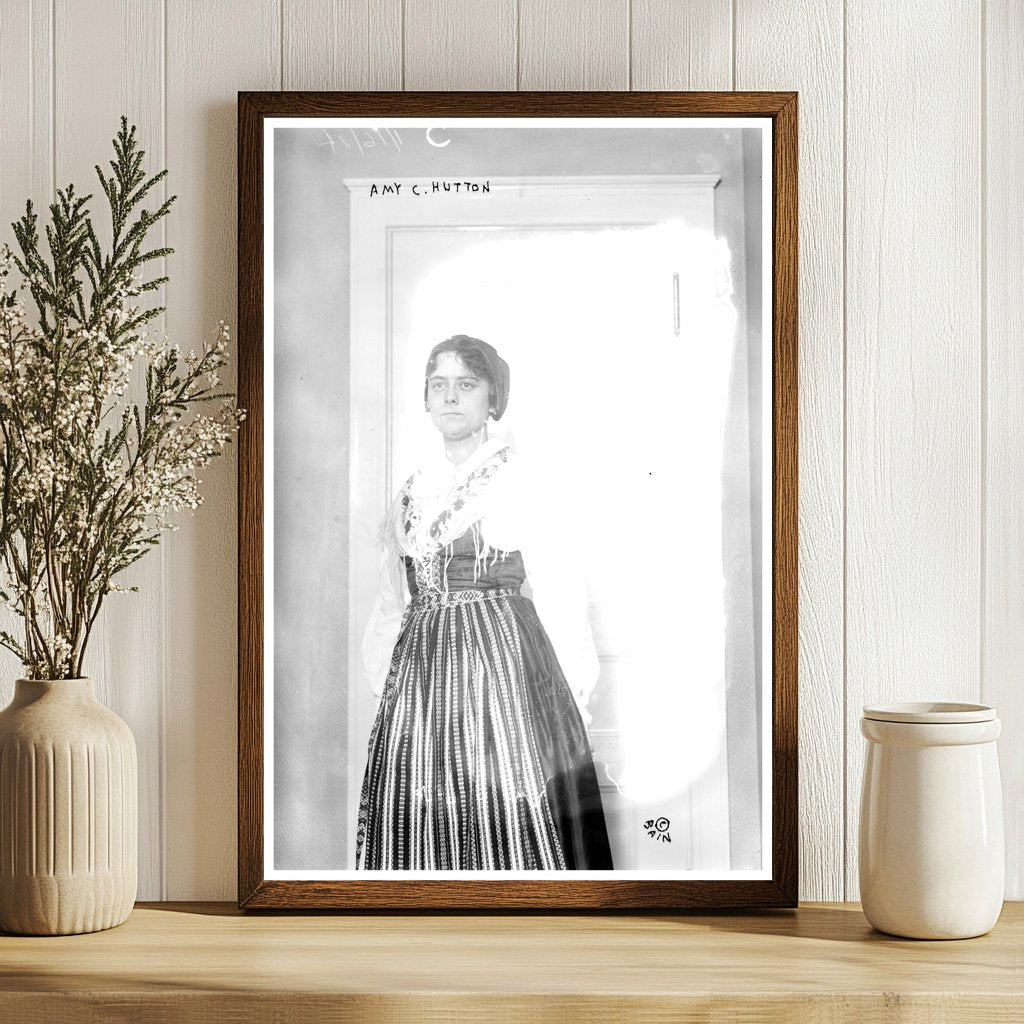 Elegant Early 20th Century Portrait of a Timeless Lady