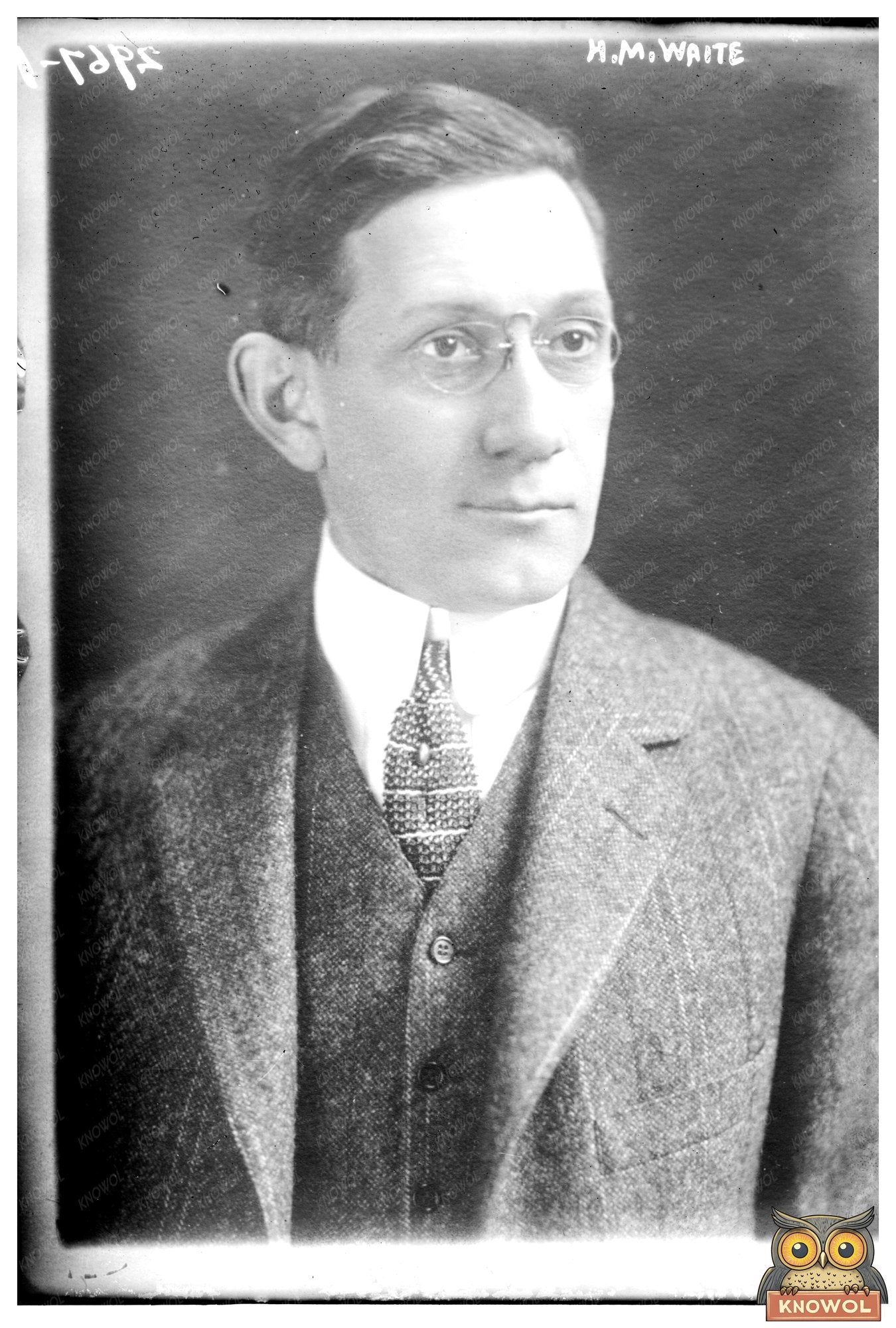 Early 1910s Portrait of a Distinguished Professional