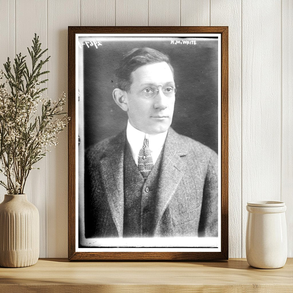 Early 1910s Portrait of a Distinguished Professional