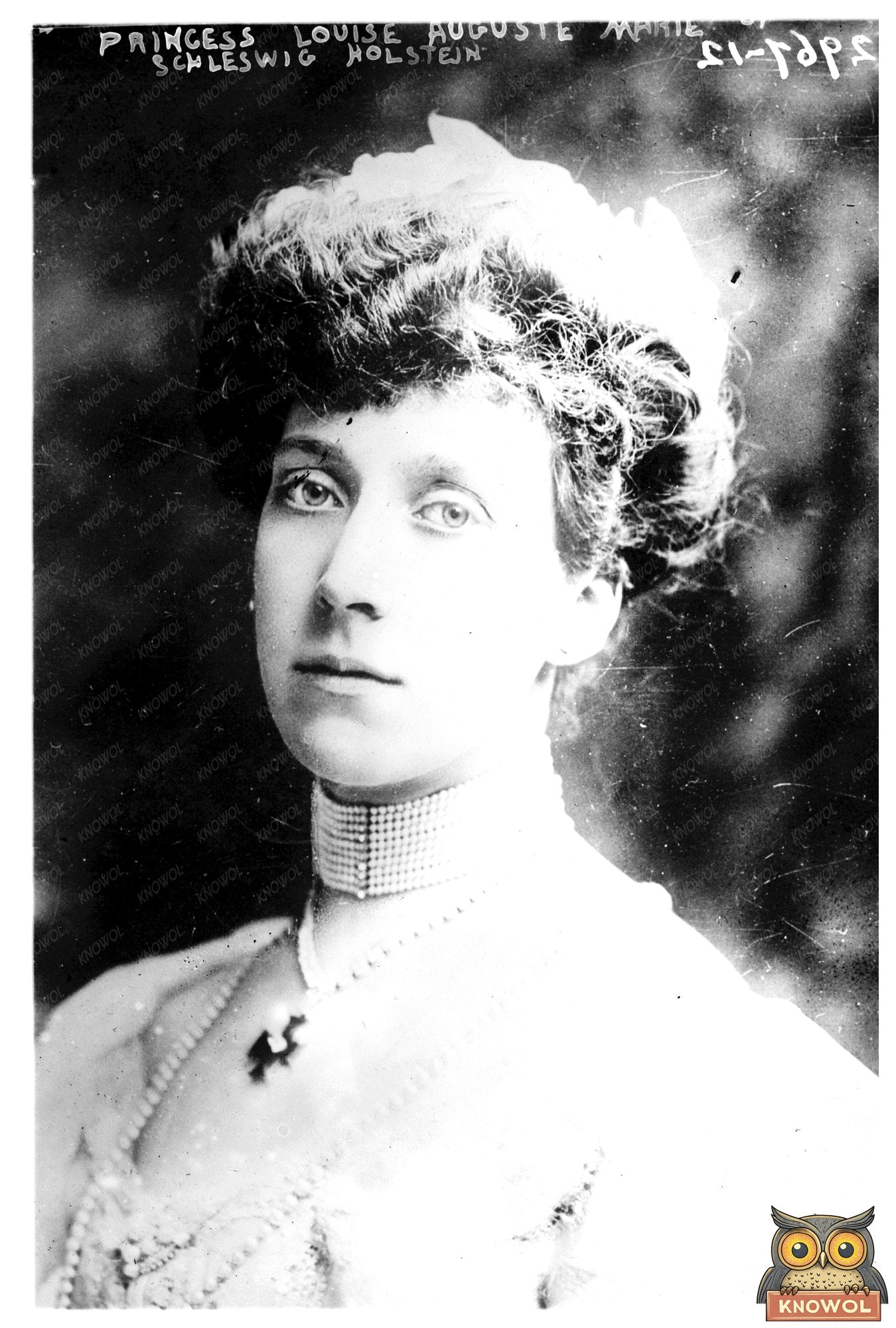 Regal Portrait of Princess Louise Auguste, 1910s