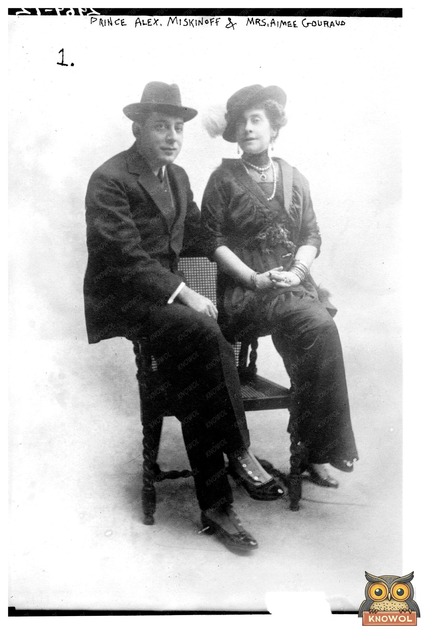Elegant Aristocrats: Prince Miskinoff & Aimee Gouraud
