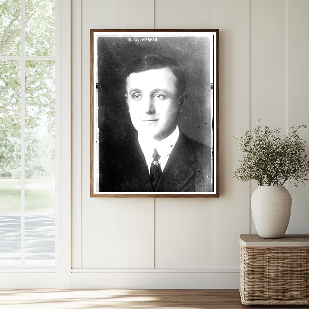 1910s American Icon: Portrait of E.G. Hoffman