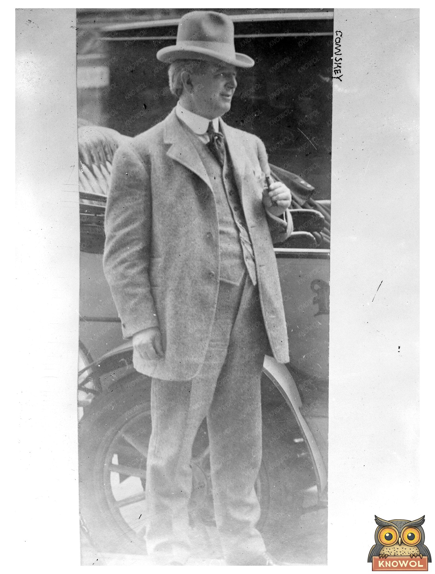 1914 Chicago Baseball Mogul Captured in Time