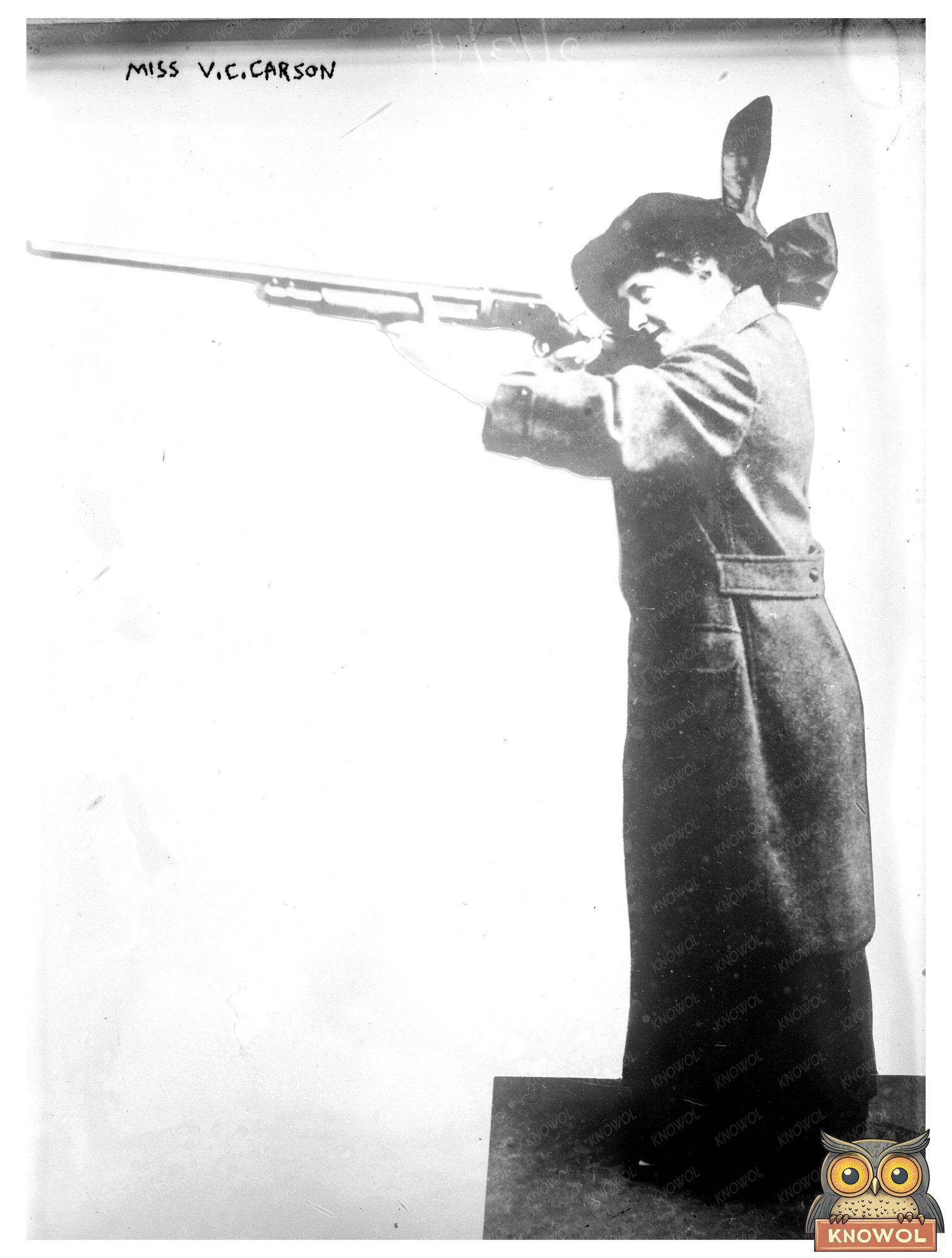 1914 Portrait of V.C. Carson: A Trailblazer in Time