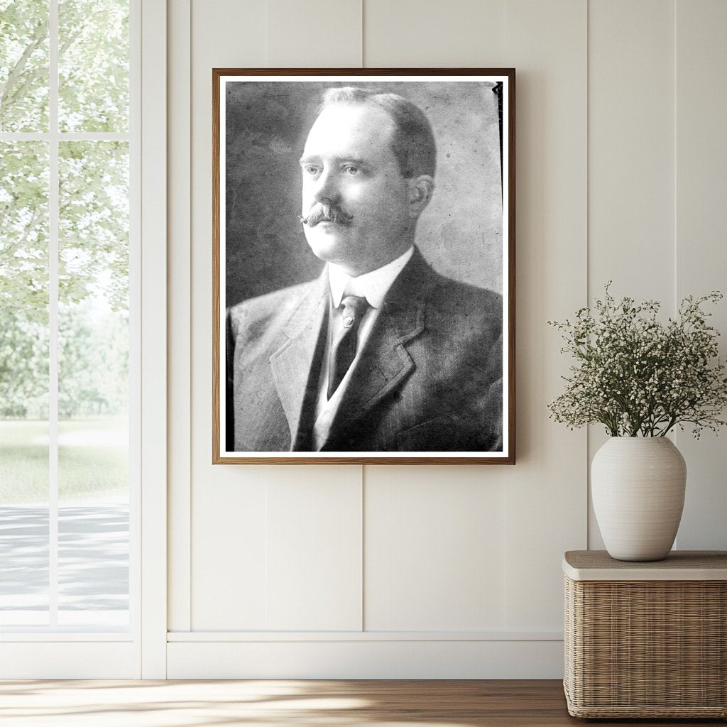 Historic Portrait of a 1910s Southern Journalist