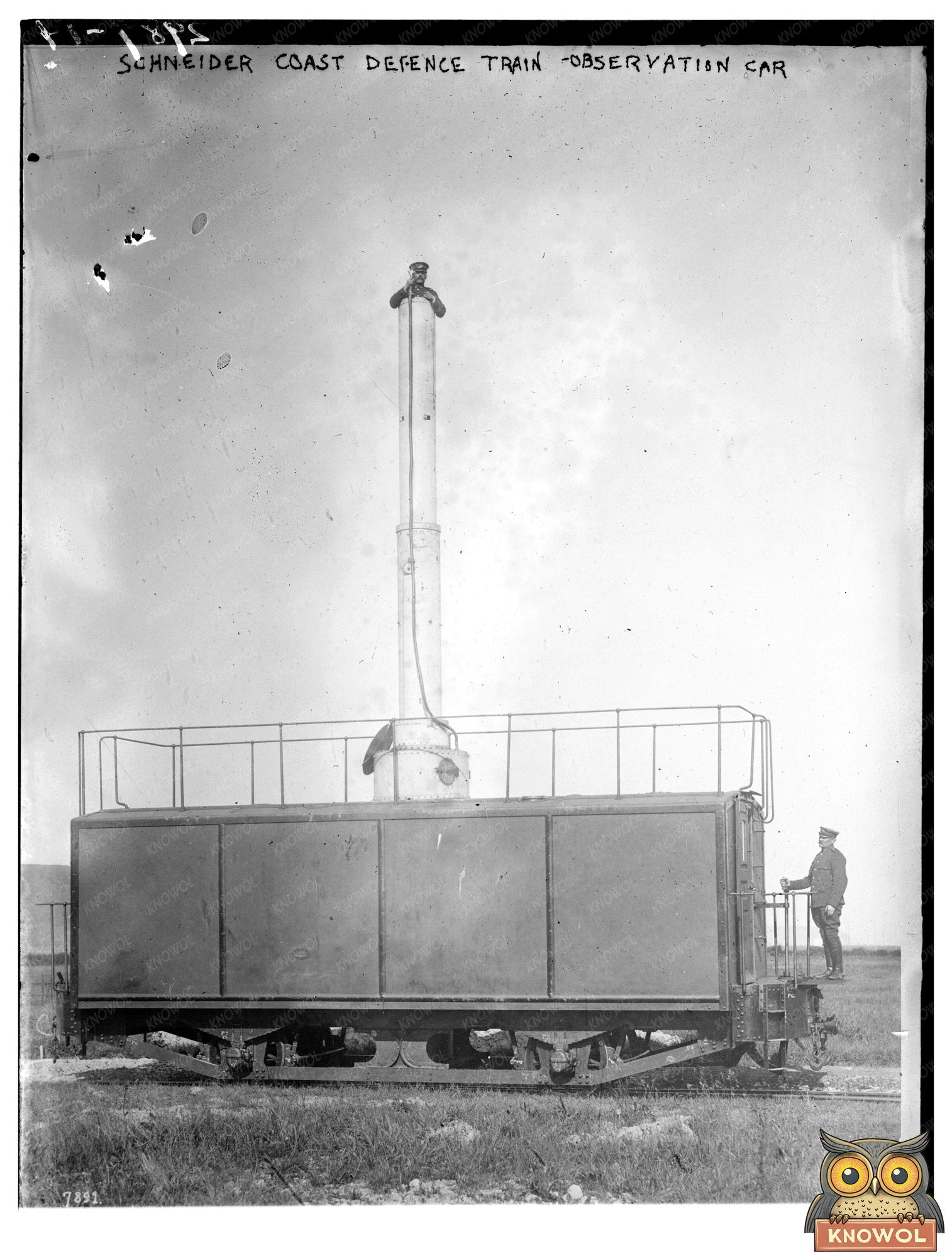 1914 Schneider Coast Defense Train Observation Car