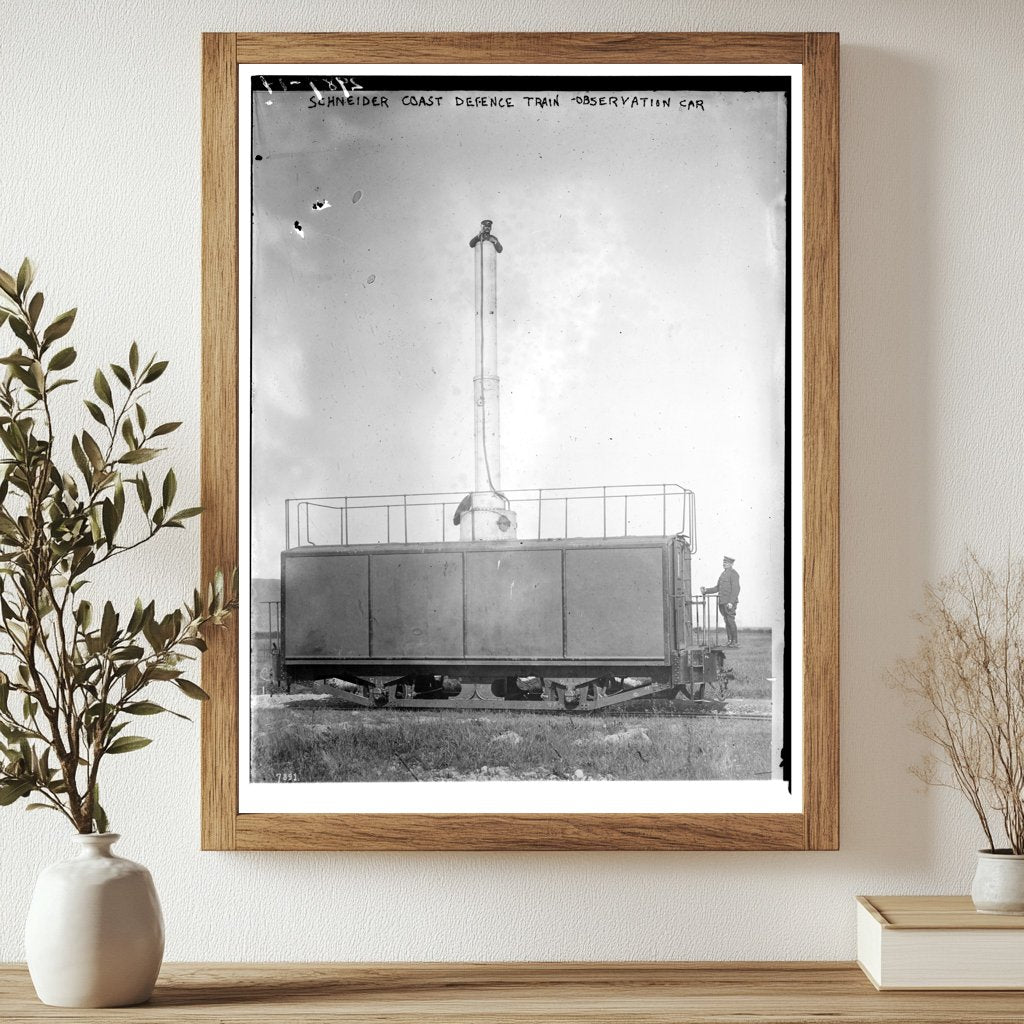 1914 Schneider Coast Defense Train Observation Car