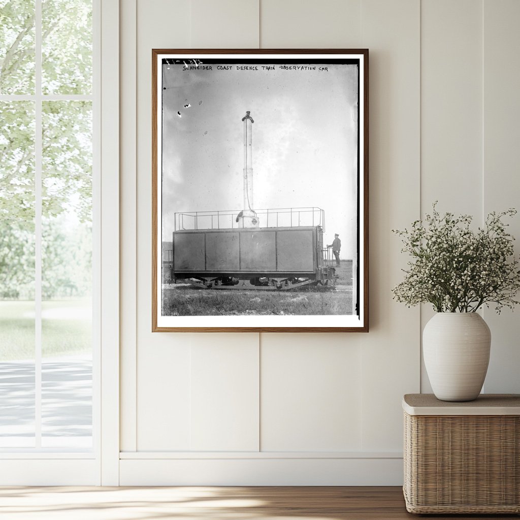 1914 Schneider Coast Defense Train Observation Car