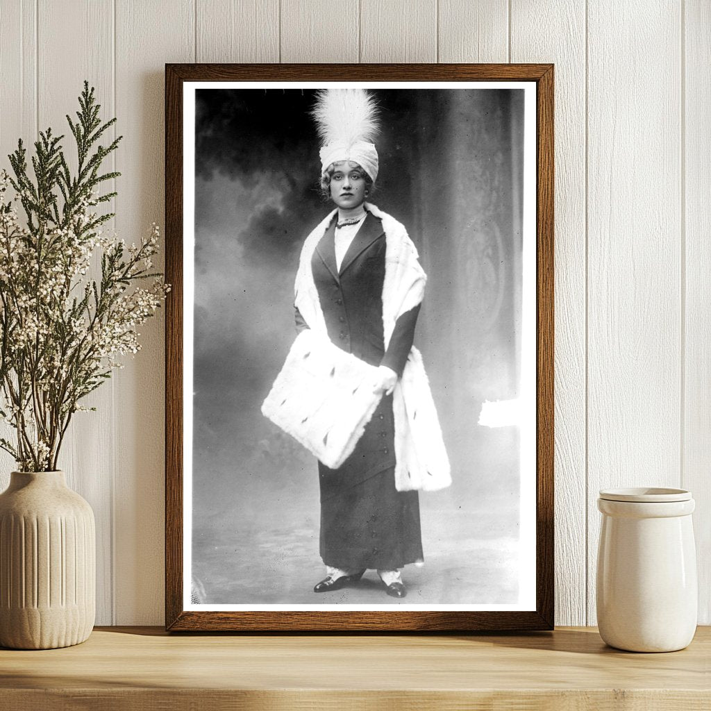 Empowering Portrait of Early 20th Century Woman