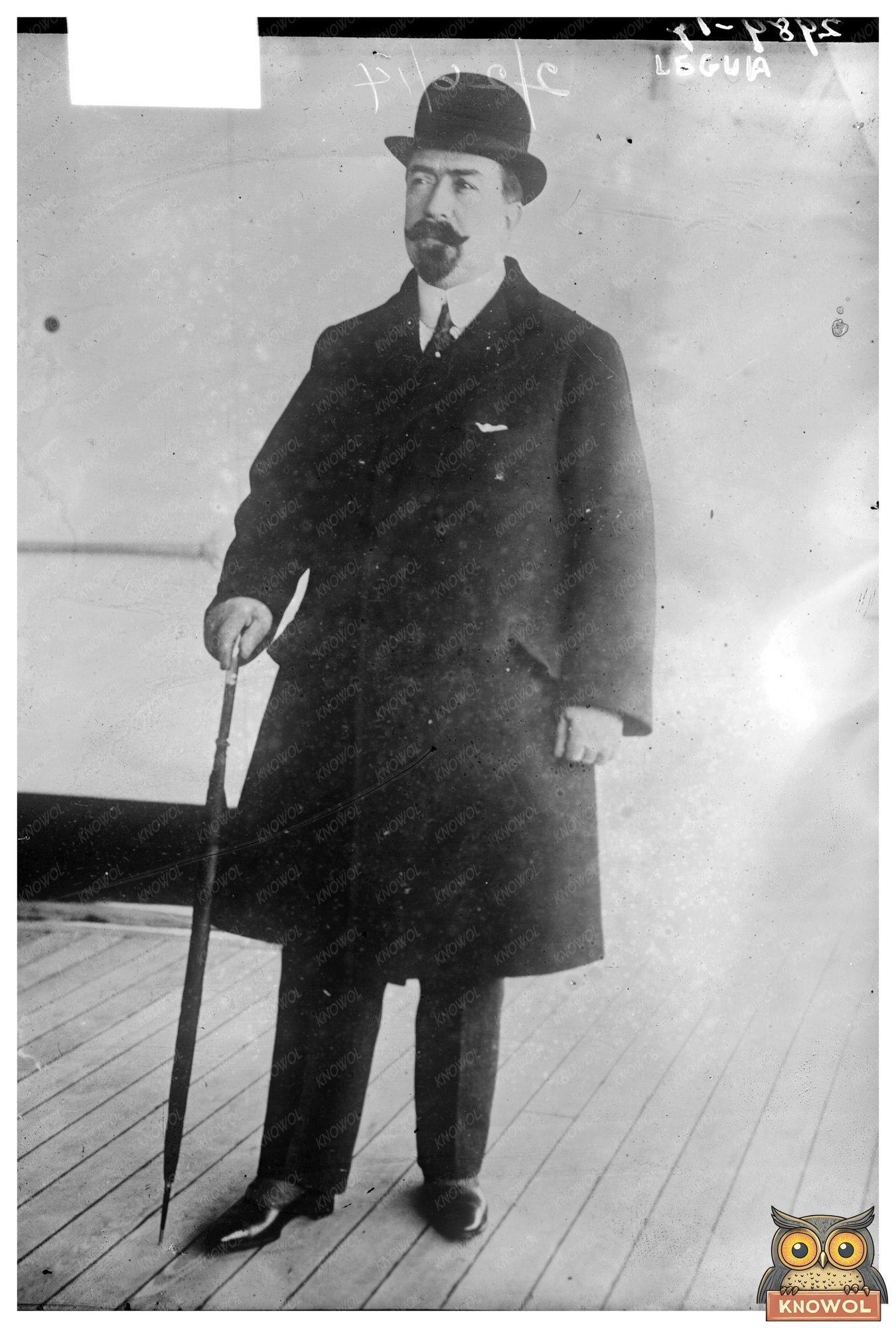 Historic 1914 Image of Perus President Leguía