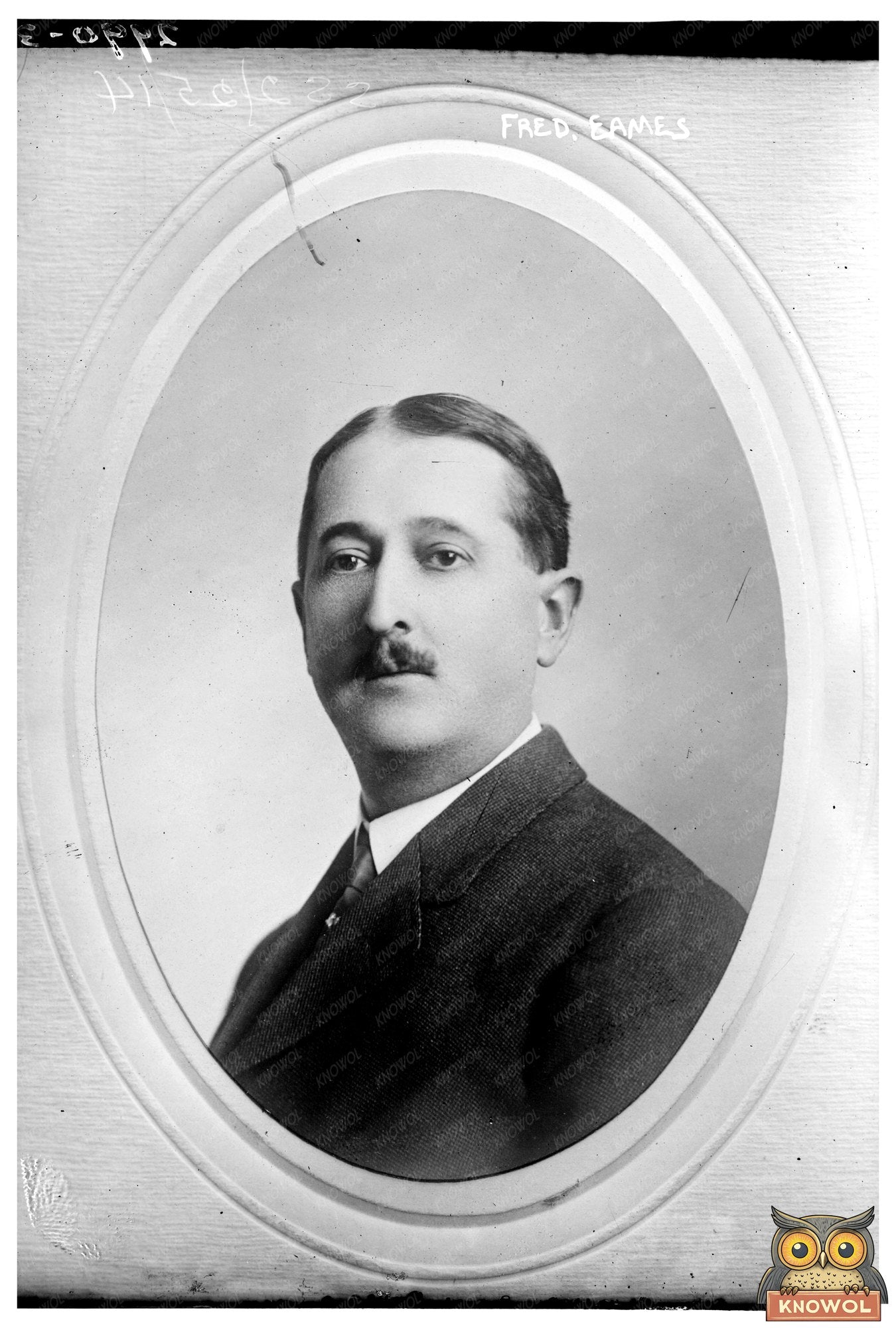 1914 Portrait of Wrestling Pioneer Fred Eames