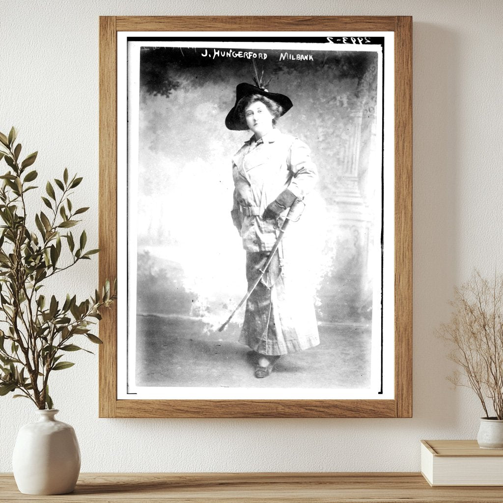 Historic 1914 Portrait of Early 20th Century America