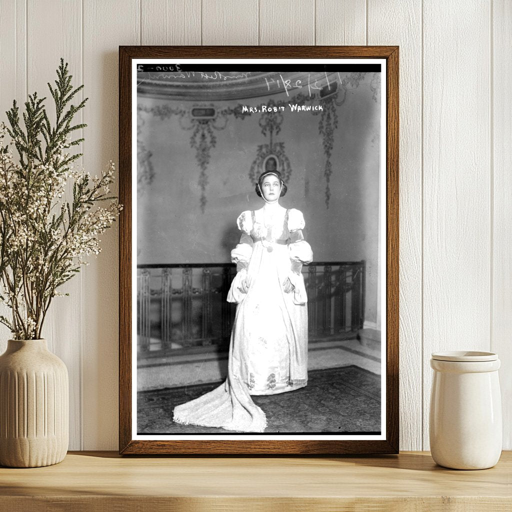 Elegant Portrait of a 1914 Empowered Woman