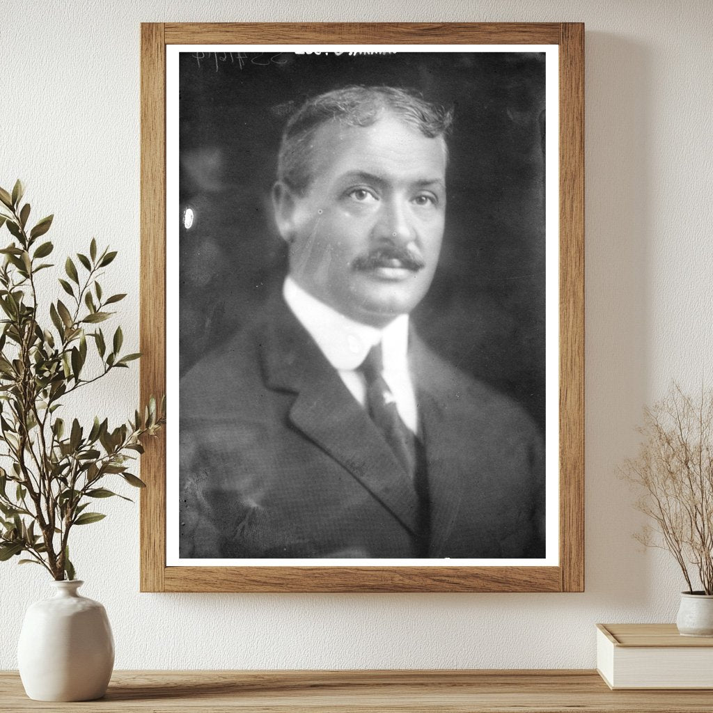 Historic Portrait of Influential Banker, 1914