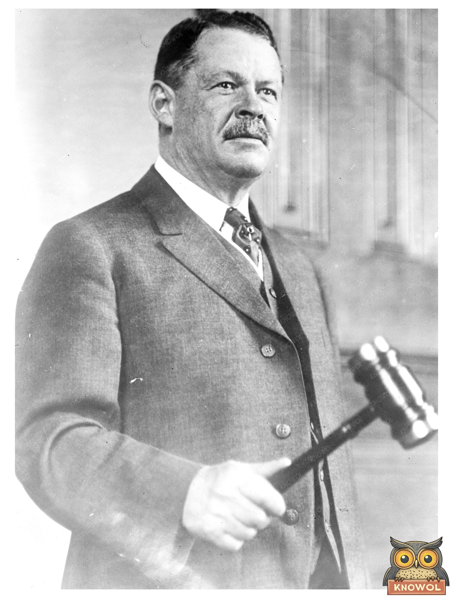 Historic Portrait of Early 1900s Colorado Lawmaker