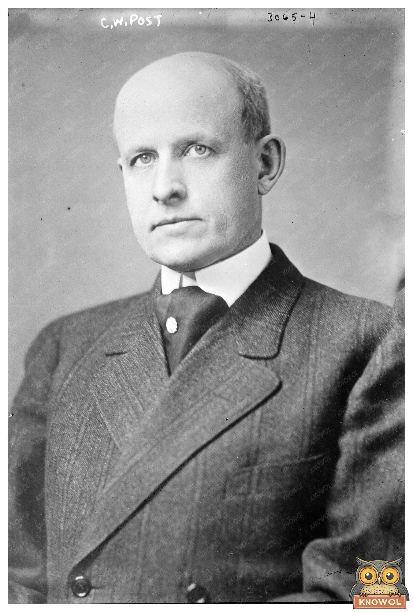 Innovator of Breakfast Cereals: C.W. Post Portrait