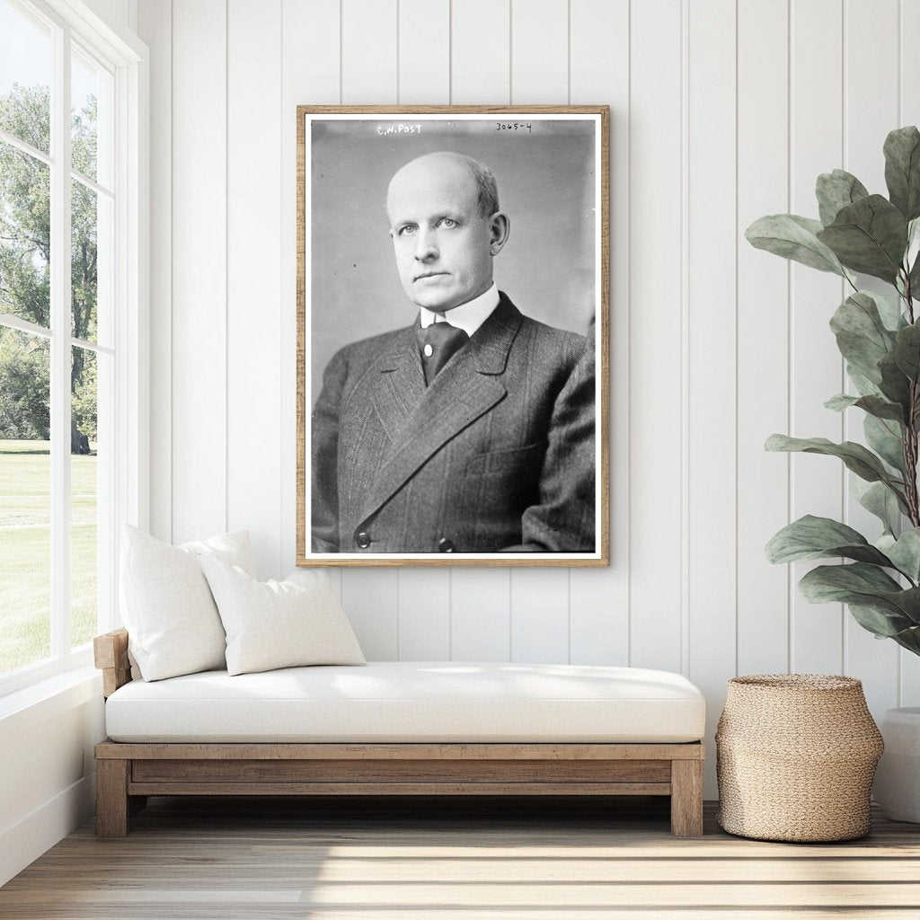 Innovator of Breakfast Cereals: C.W. Post Portrait