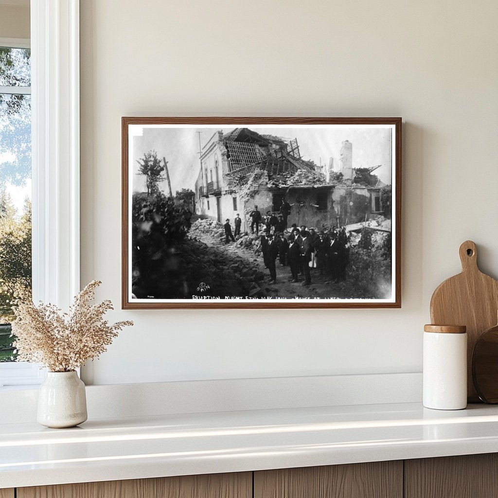 1914 Mount Etna Eruption: Lineros Destruction