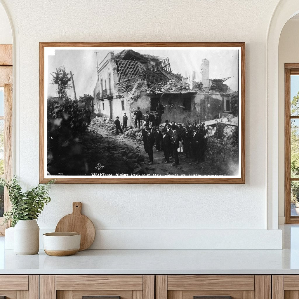 1914 Mount Etna Eruption: Lineros Destruction