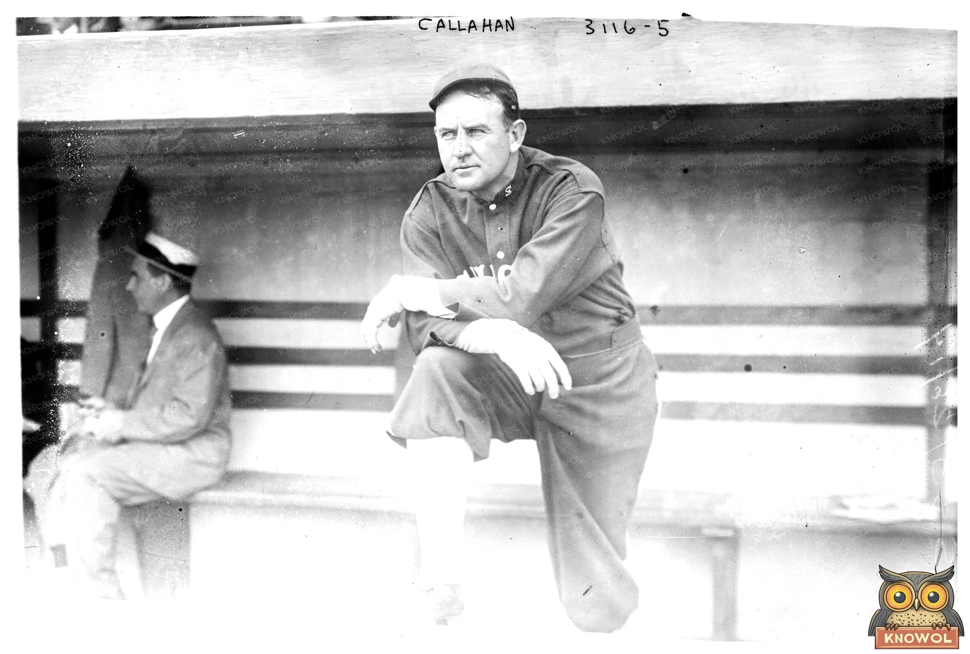 1914 Chicago Baseball Manager Nixey Callahan Portrait