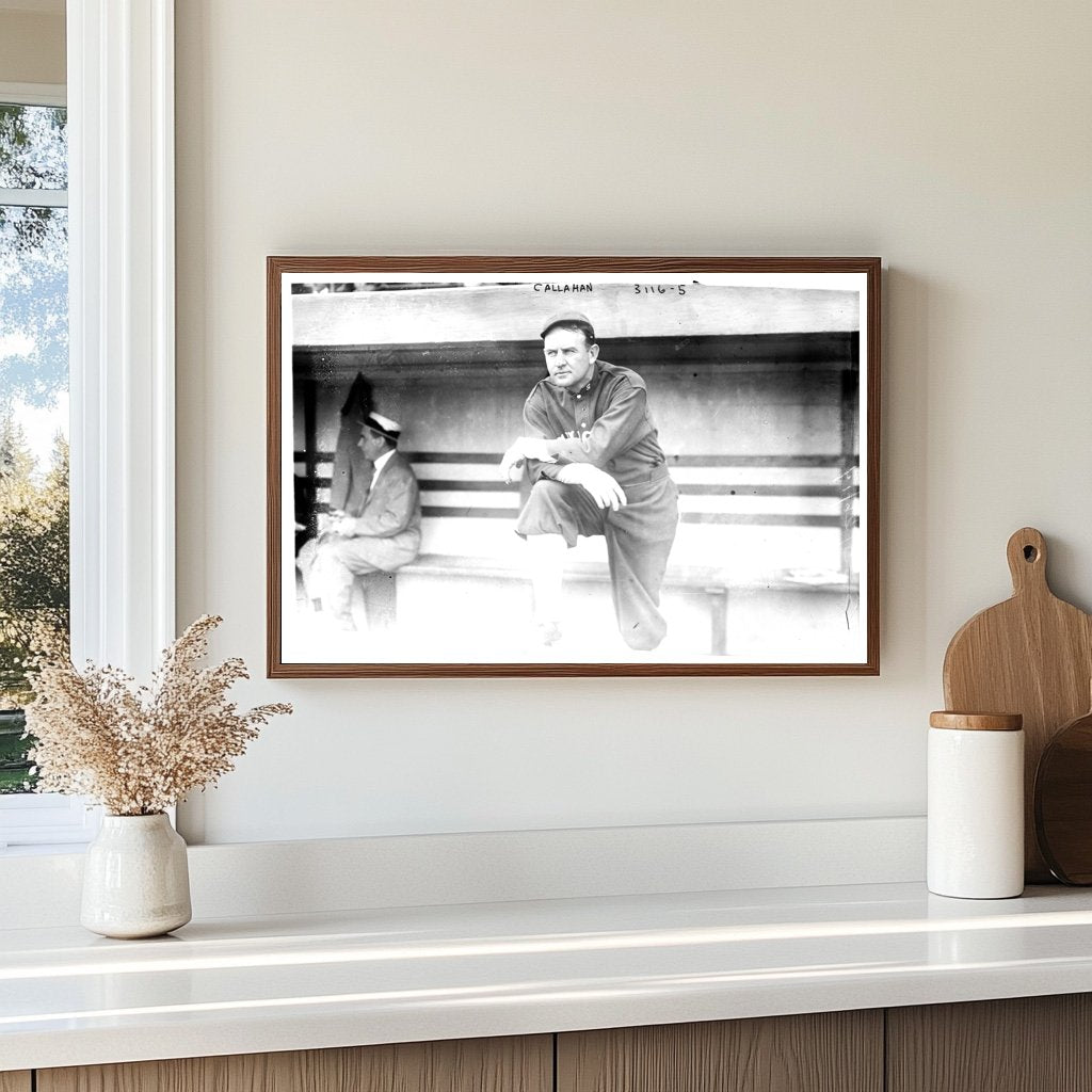 1914 Chicago Baseball Manager Nixey Callahan Portrait