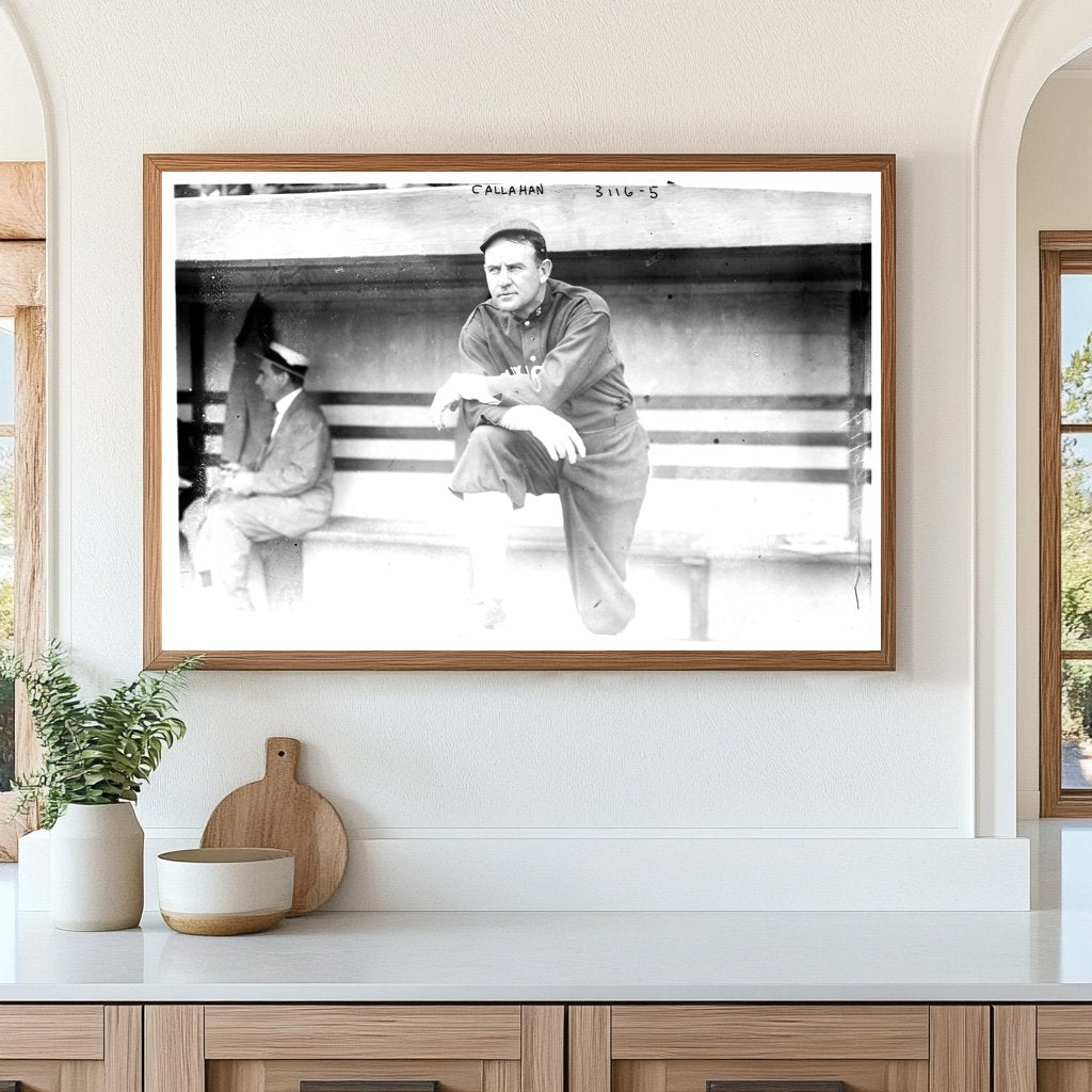 1914 Chicago Baseball Manager Nixey Callahan Portrait