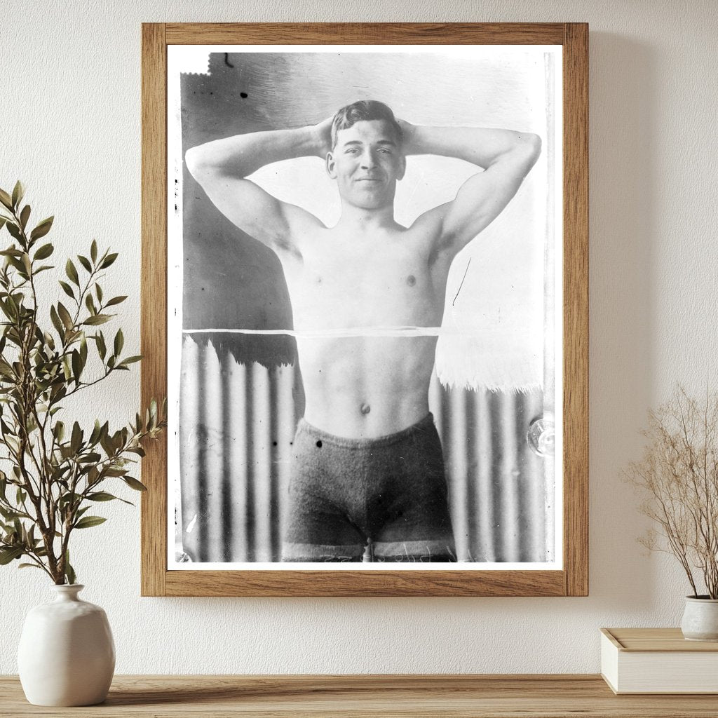 1914 Portrait of Bob Dibble: A Glimpse into History